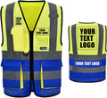 A-SAFETY High Visibility Reflective Safety Vest Customize Logo (XS-8XL)