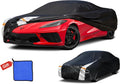 Chevrolet Chevy Corvette Car Cover 100% Waterproof All Weather, Gift with Towel, 10 Layers Car Cover Custom Fit 1980-2026 Corvette C4/C5/C6/C7 Coupe Convertible Targa, Cover Rain Sun UV Protection.