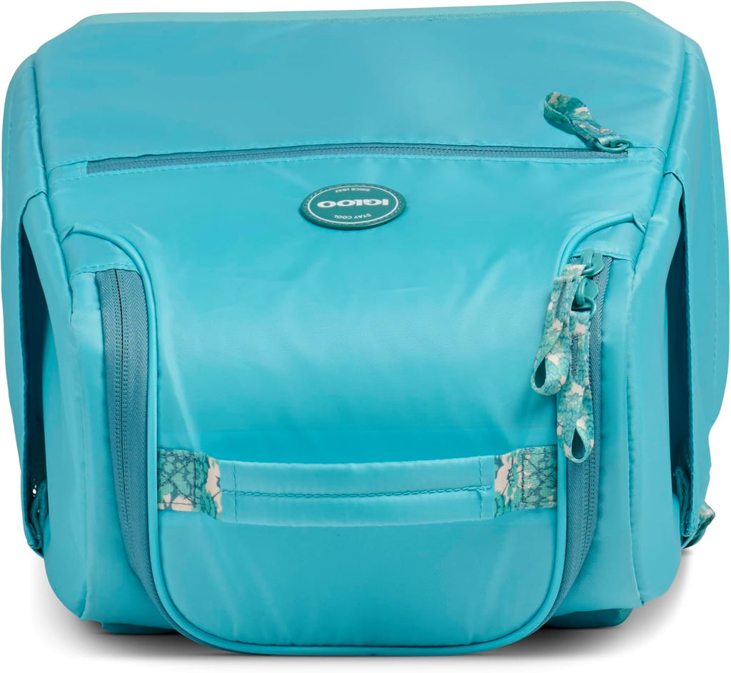 Igloo Tag Along 12-Can Satchel Cooler | Insulated Cooler Bag with Sturdy EVA Base