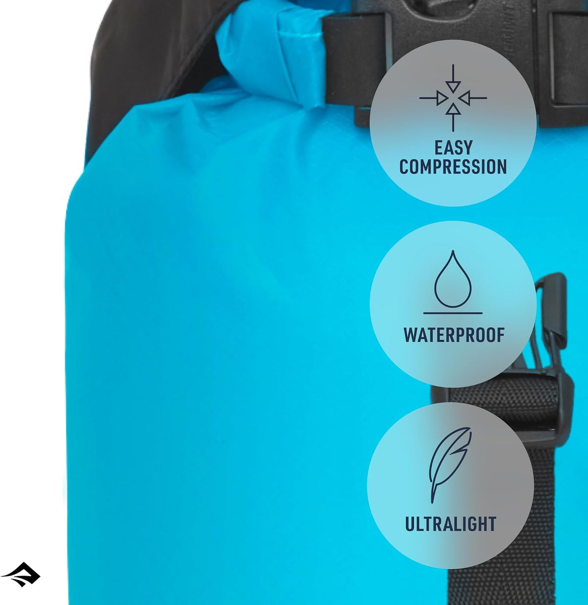 Sea to Summit eVac UL Compression Dry Bag, 3 Liter, High Rise Grey