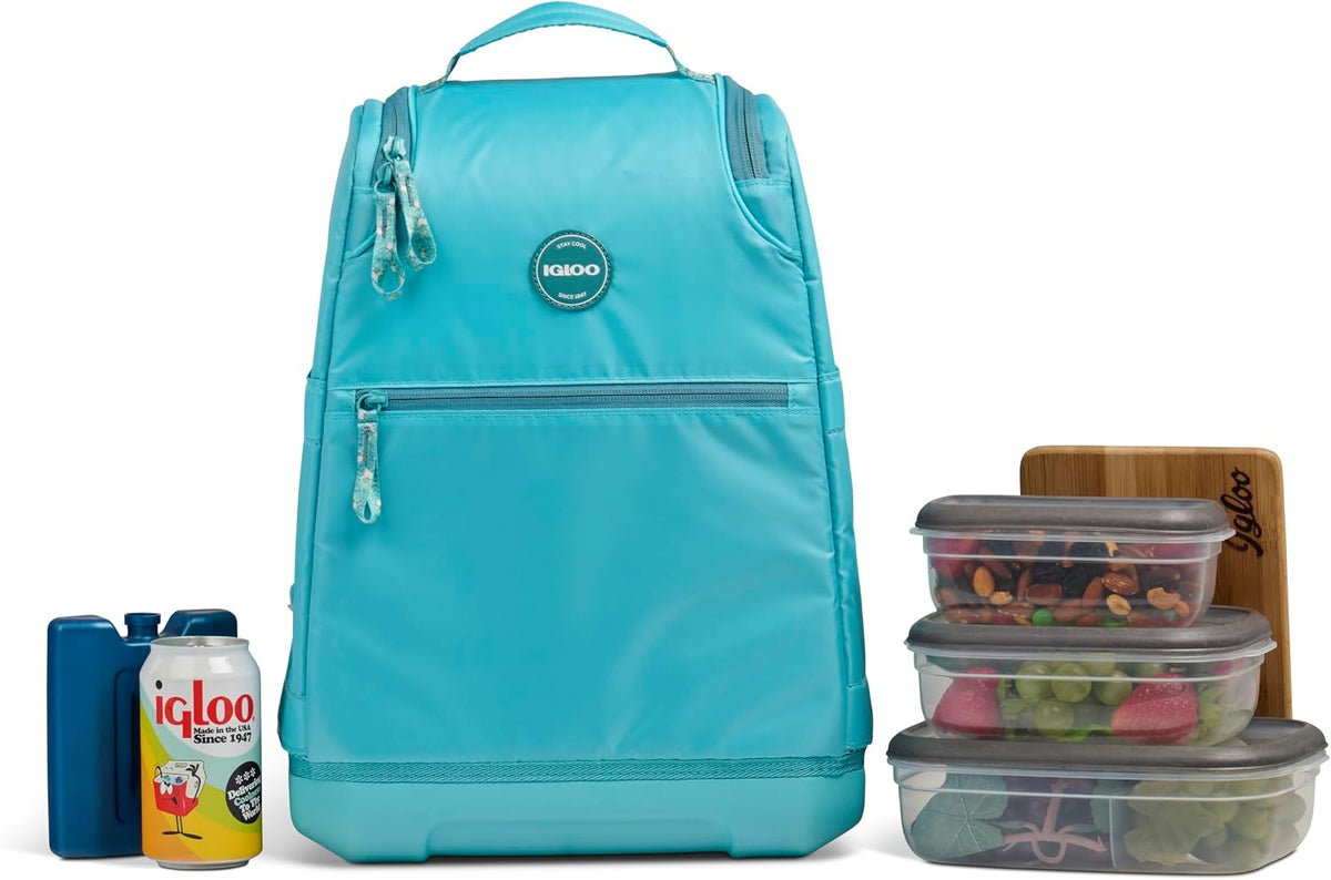 Igloo Tag Along 12-Can Satchel Cooler | Insulated Cooler Bag with Sturdy EVA Base