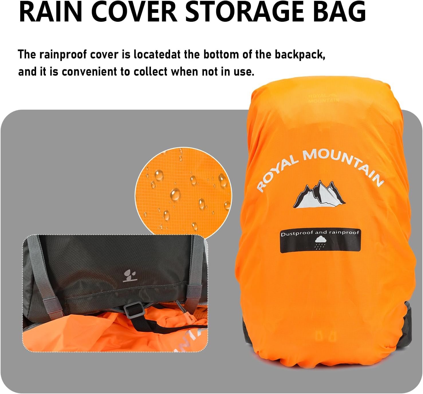 Hiking Backpack for Women Men,30+5L Waterproof Camping Backpacking Backpack | Lightweight Hiking Backpacking Packs for Outdoor Traveling Trekking,35L Internal Frame Backpack with Rain Cover