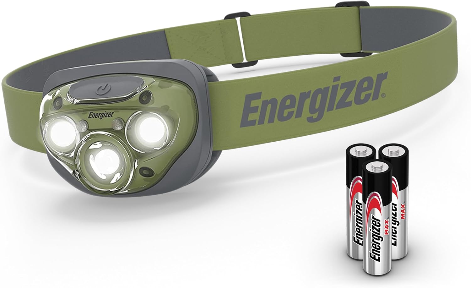 Energizer PRO-260 LED Headlamp, IPX4 Water Resistant Headlamps, High-Performance Head Light for Outdoors, Camping, Running, Storm, Survival LED Light for Emergencies (Batteries Included)