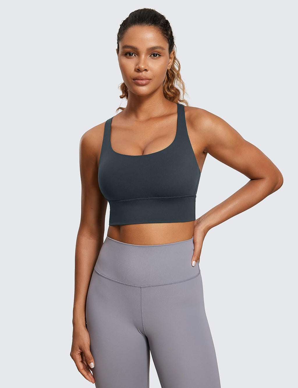 CRZ YOGA Naked Feeling Longline Sports Bras