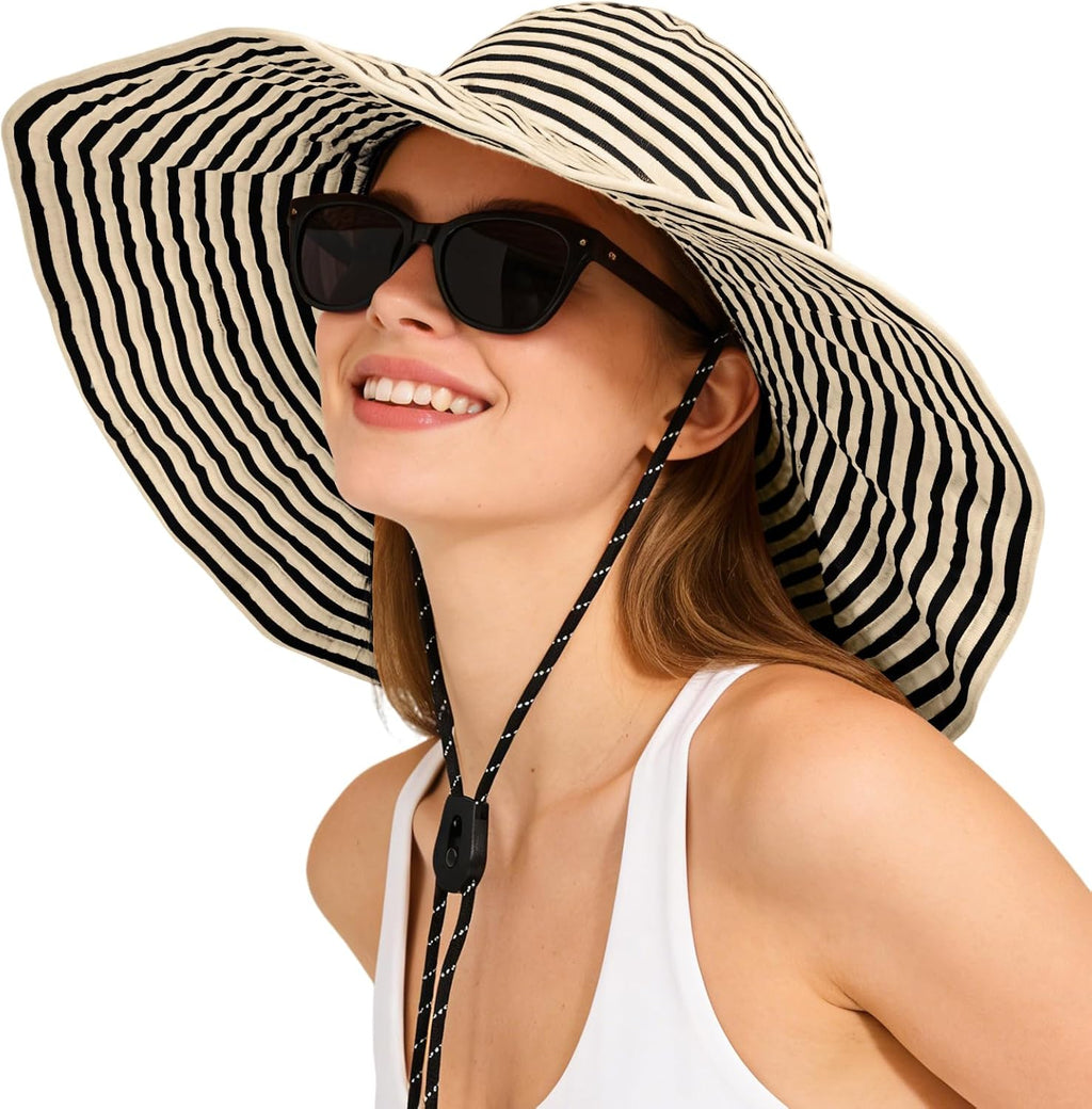 Sun Hat for Men Women UV Protection Wide Brim Fishing Hats Breathable UPF 50+ Boonie Bucket Hats Beach Safari Hiking Garden