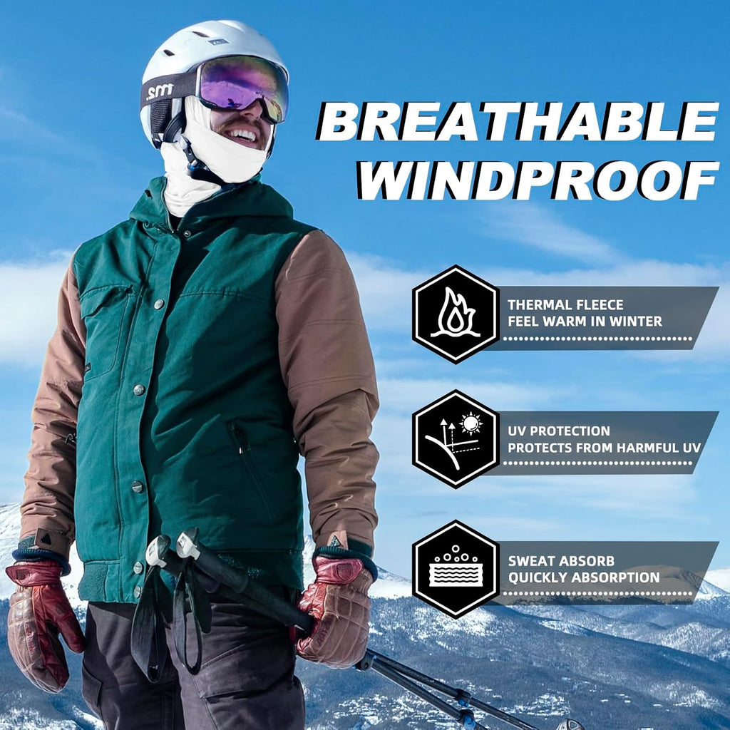 ROCKBROS Windproof Thermal Balaclava Ski Mask for Men and Women Cycling