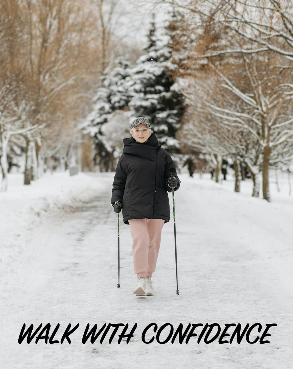 Pike Trail Trekking Poles - Lightweight Carbon Fiber Collapsible Sticks for Walking and Hiking - for Men and Women - Adjustable Height and Retractable Design - Carry Bag and Attachments Included