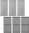 17" Grill Grates and Emitter for Charbroil TRU Infrared 3-Burner 463242516 466242515 466242516 466242615 466242616 463355220 463342420 Grill Parts for Charbroil Grill Replacement Parts