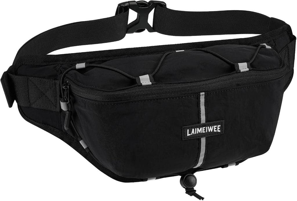 2L Fanny Pack for Women Men, Anti‑theft Waist Bag with RFID Blocking