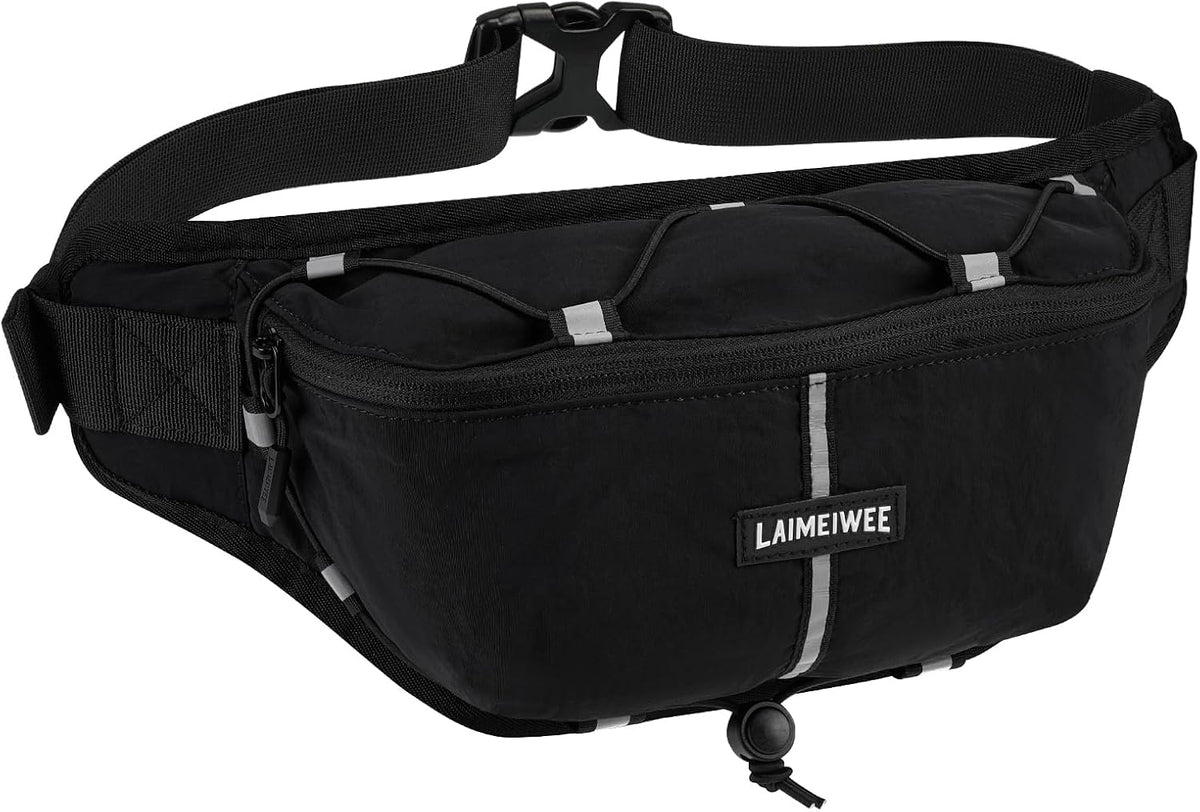 2L Fanny Pack for Women Men, Anti‑theft Waist Bag with RFID Blocking