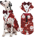 Kuoser Dog Tuxedo, Dog Suit and Bandana Set, Dogs Costume with D-Ring