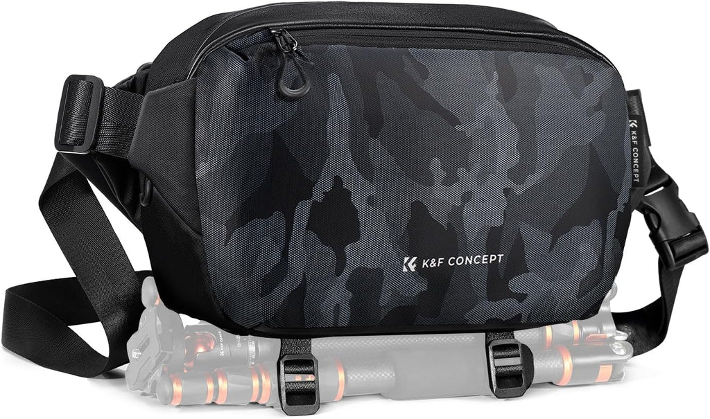 K&F CONCEPT 2 in 1 Camera Sling Bag, Everyday Shoulder Bag