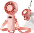 Diveblues Portable Turbo Fan, 100 Speed Handheld Fan with Strong Airflow, Foldable 4 in 1 Personal Fan for Neck, Desk & Travel, USB-C Rechargeable, Lightweight for Summer, Concerts & Outdoor Use