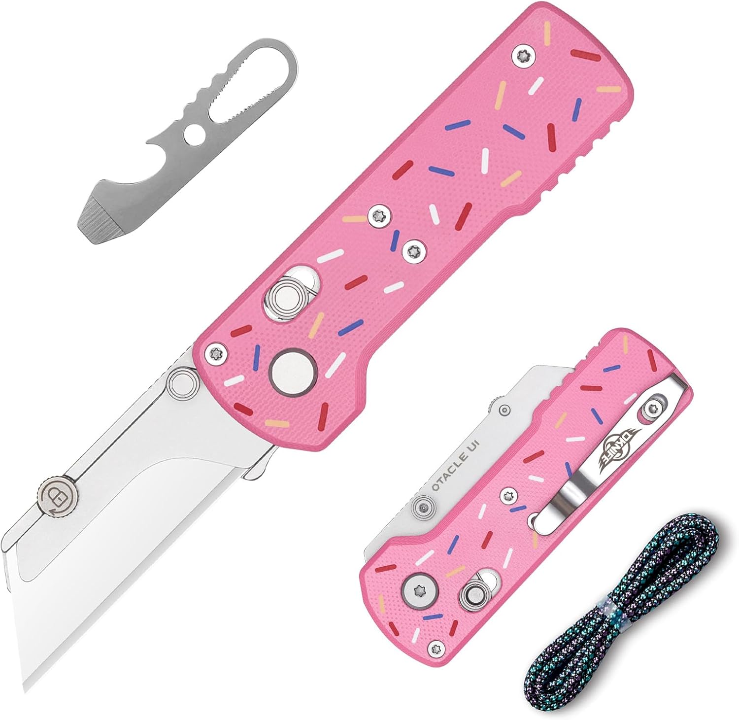 OKNIFE Otacle U1 Folding Utility Knife with Quick Change Blade & Rail Lock