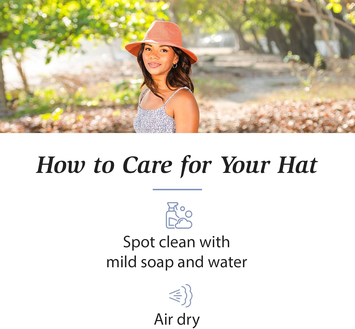 Wallaroo Hat Company Women's Victoria Fedora – UPF 50+ UV Protection, Wide Brim, Packable & Adjustable Sun Hat
