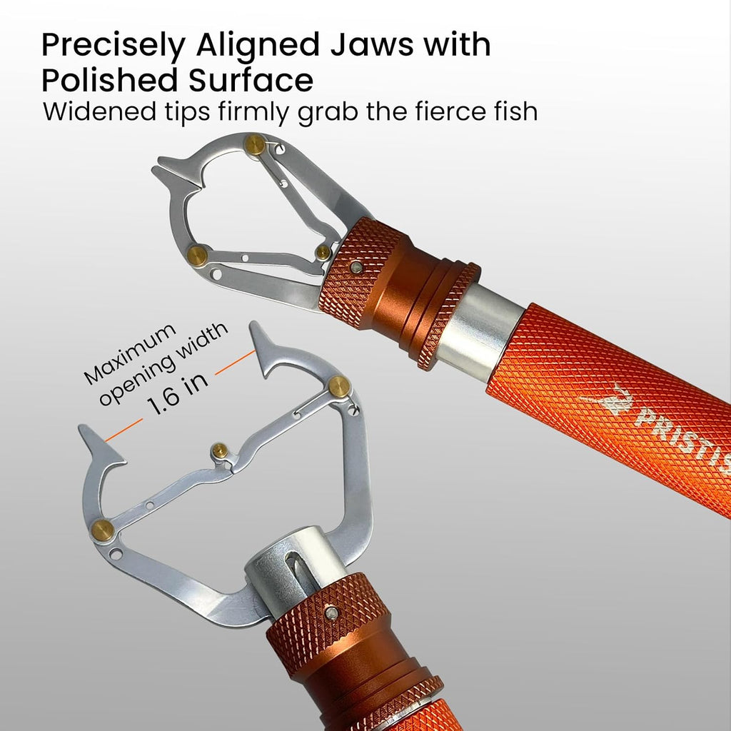 Pristis Metal Fishing Grabber, Rotating Lightweight Fish Lip Gripper