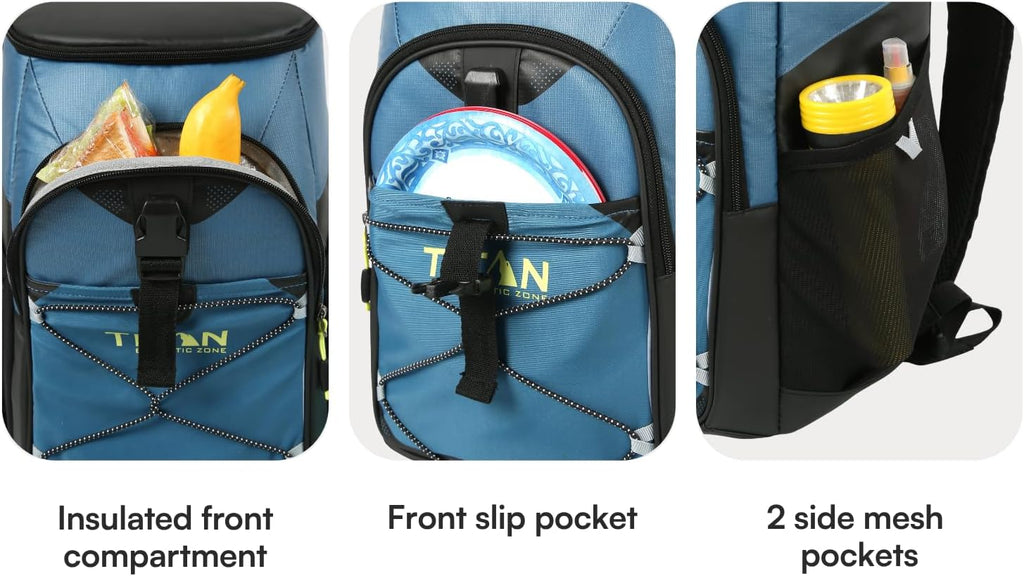 Titan 24 Can Backpack Cooler, Keeps Ice Up to 2 Days