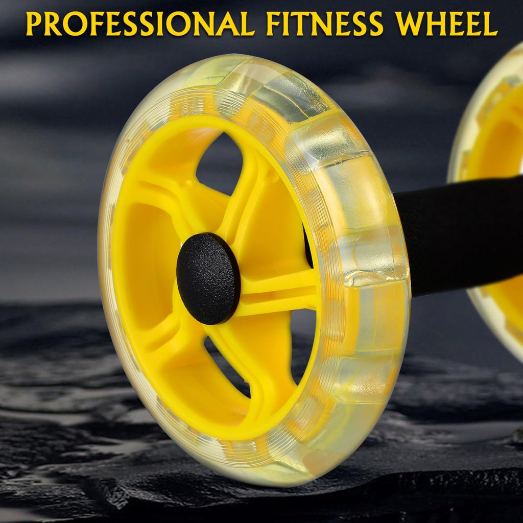 Toddmomy Ab Roller Wheel: Ab Wheel for Core Training, Exercise Abdominal Roller Hand Weights Dumbbell Fitness Exercise Device Home Gym Gear for Men/Women