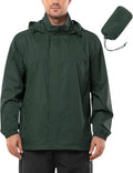 Outdoor Ventures Men's Rain Jacket Waterproof Lightweight Packable Raincoat
