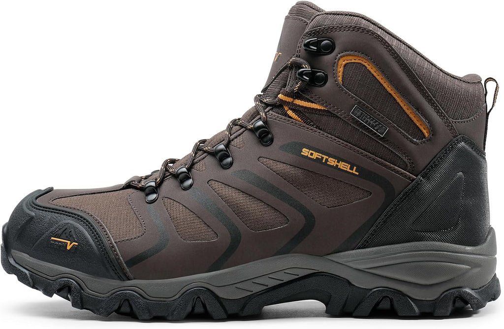 NORTIV 8 Men's Ankle High Waterproof Hiking Boots