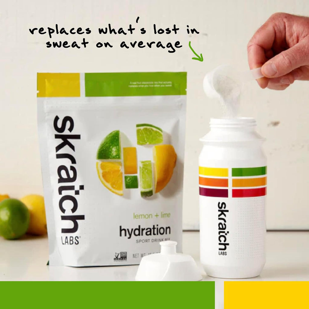 Skratch Labs Hydration Sports Drink Mix, Lemon Lime, 20 Servings