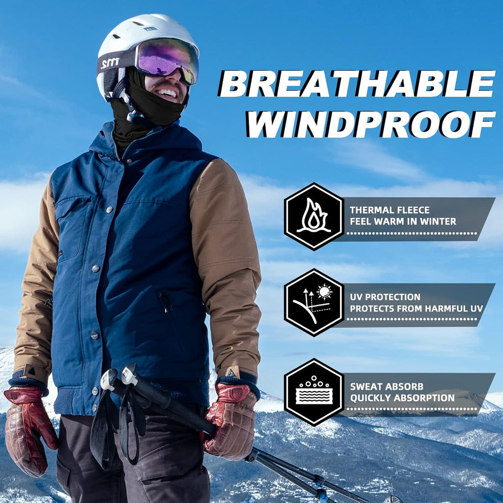 ROCKBROS Windproof Thermal Balaclava Ski Mask for Men and Women Cycling