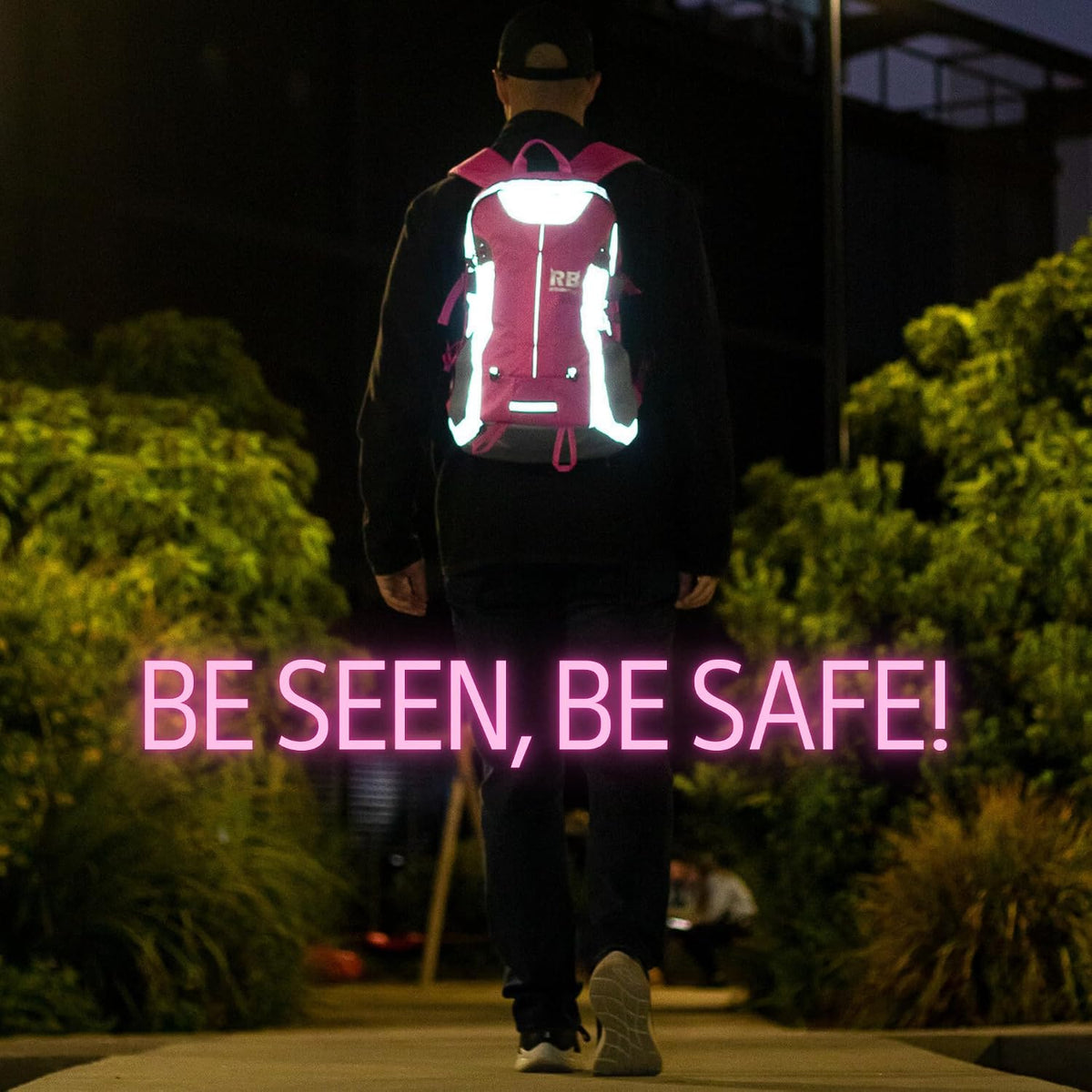 riderbag Reflective Motorcycle Backpack, Hi Viz Commuter Riding Bag