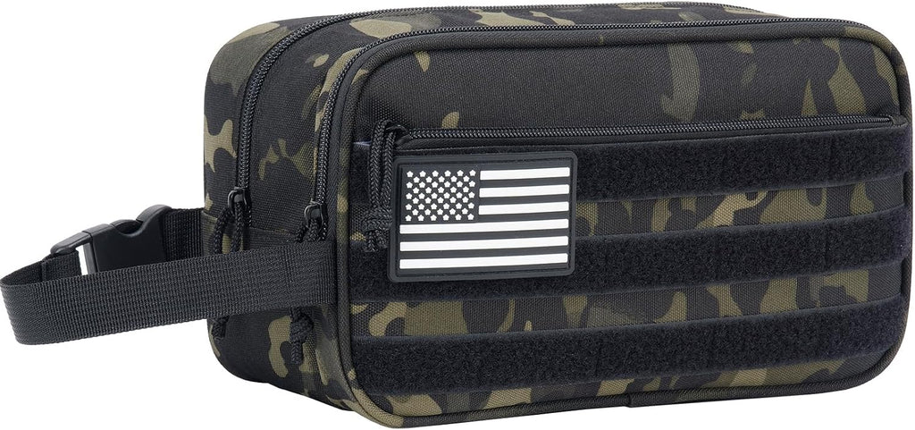 Tactical Toiletry Bag for Men Hygiene Bag Military Tool, Green