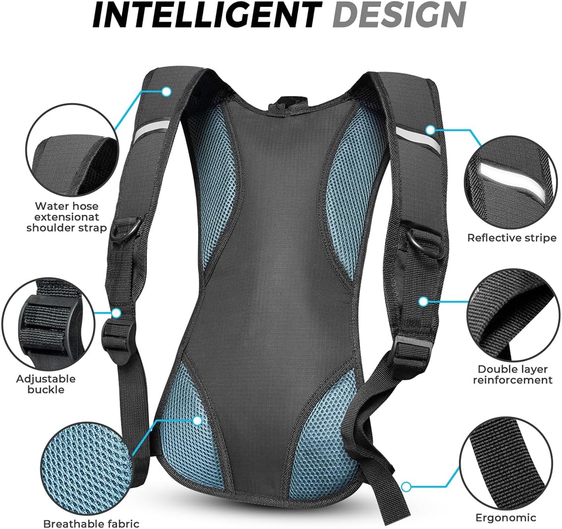 Hydration Backpack Hydration Pack Water Backpack with 2L Hydration Bladder