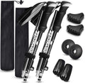 Covacure Hiking Poles Collapsible Lightweight-Aluminum 7075 Trekking Poles