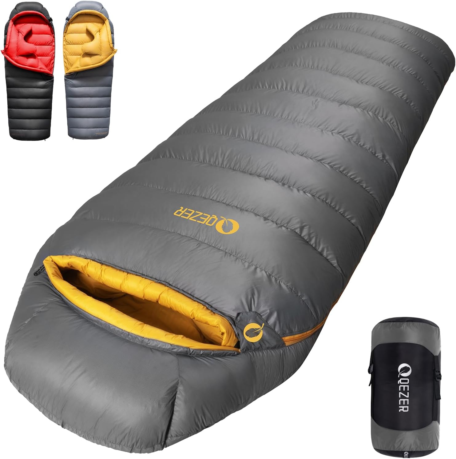 Down Sleeping Bag for Adults, 620 Fill Power Backpacking