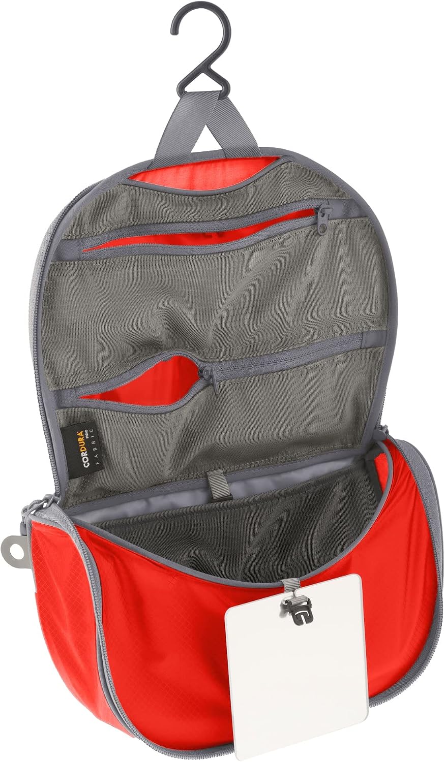 Sea to Summit Small Hanging Toiletry Bag, Travel Organizer, Highrise Grey
