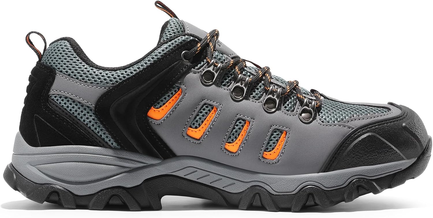 NORTIV 8 Men's Waterproof Hiking Shoes Leather
