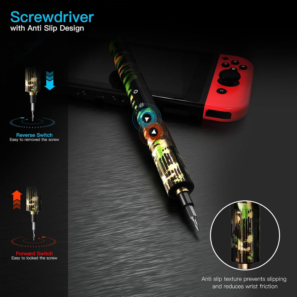 Mini Electric Screwdriver Set,78 in 1 Small Electric Screw Driver Kit with Magnetic Bits,Precision Screwdrivers, Precision Cordless Repair Tool for Phone, Camera, Laptop, Watch