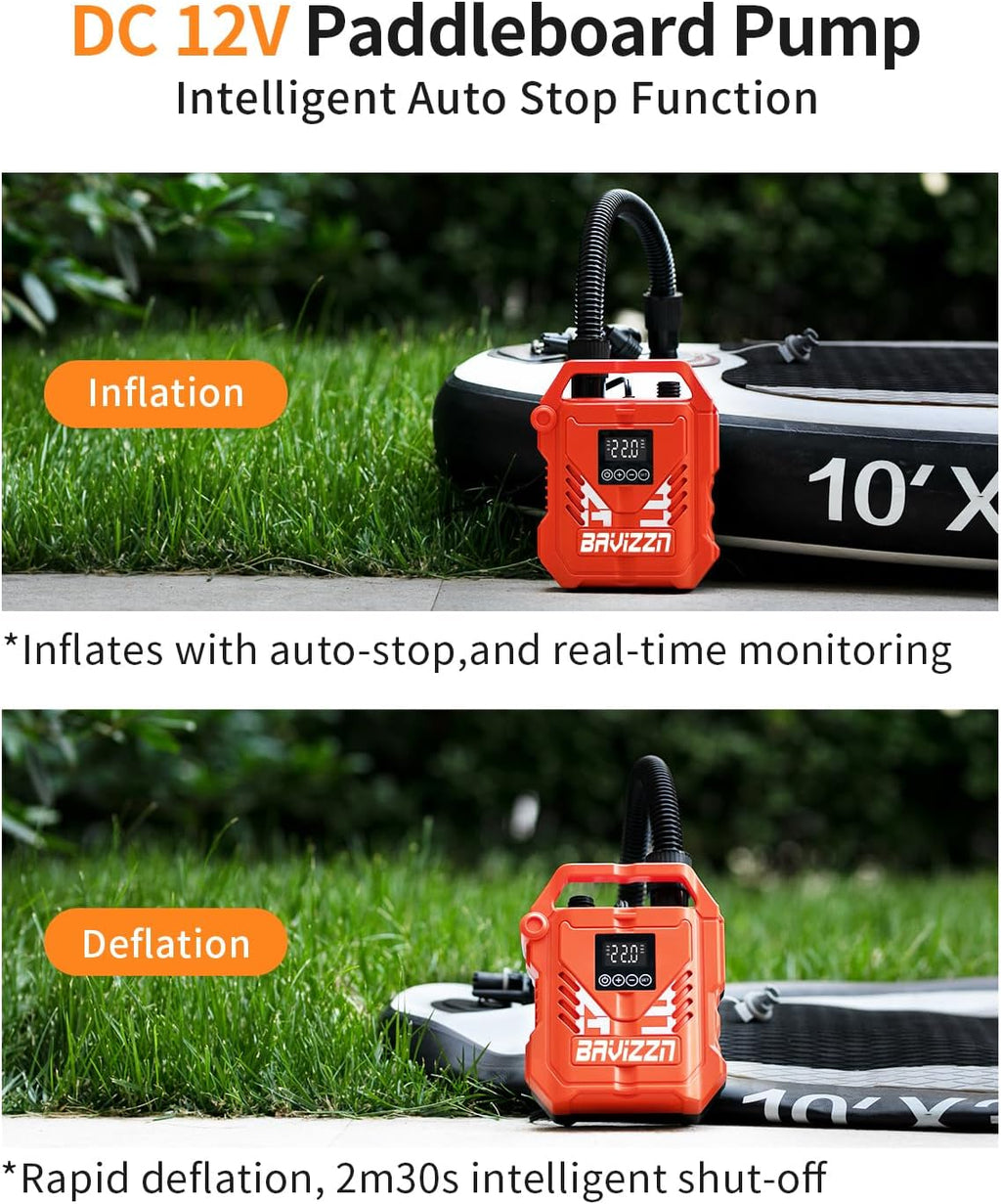 Paddle Board Pump, Electric SUP Pump for Paddle Board Inflatables