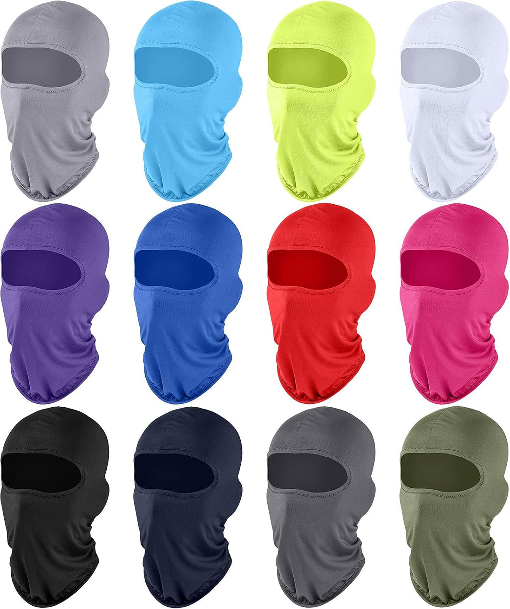 Geyoga 12 Pcs Ski Mask Balaclava Full