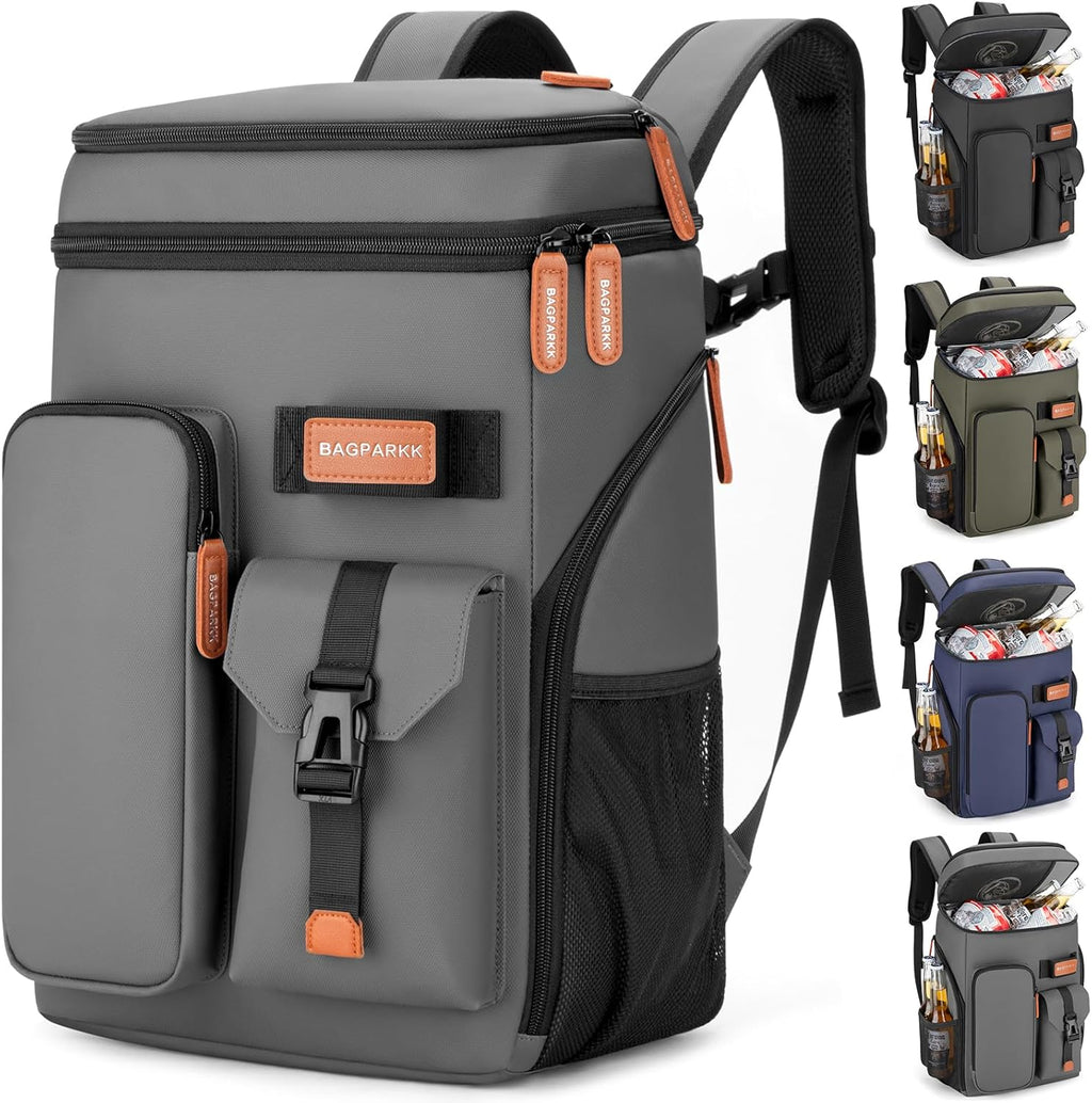 Bagparkk 33/45 Cans Leakproof Insulated Cooler Backpack with Double Deck