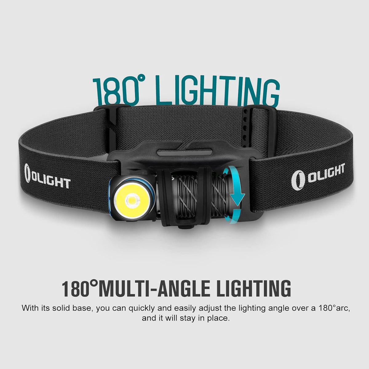 OLIGHT Perun 2 Mini Headlamp Rechargeable, 1100 Lumens, Red Light, Black