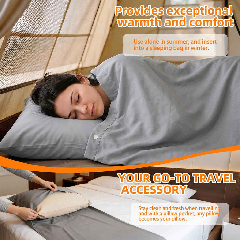 Camping Sleeping Pad, Extra Thick 5 Inch with Built-in Pillow & Foot Pump