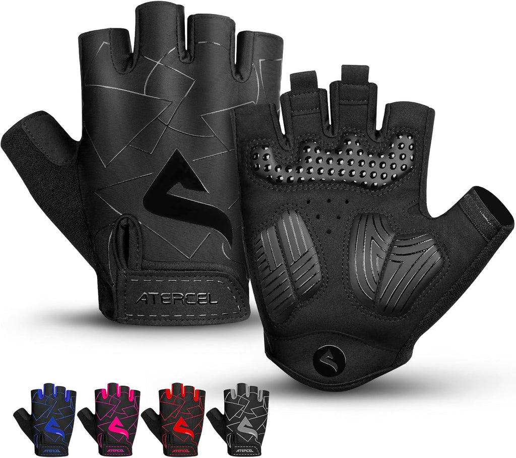 ATERCEL Cycling Gloves, Bike Gloves for Men Women, Bicycle Glove for Cycling, Workout, Gym, Training, Weight Lifting Outdoor, Mountain Bike, and Riding