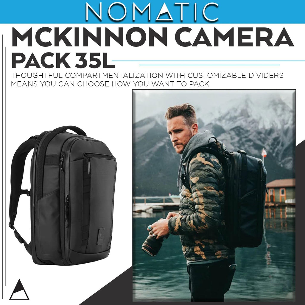 NOMATIC McKinnon Camera Backpack 35L - Camera Bag for Photographers - V1