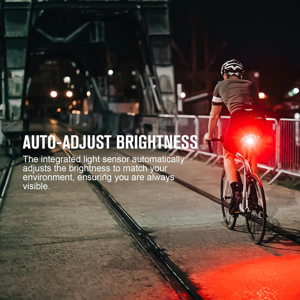OLIGHT RN 120 C Bike Lights, 120 Lumens Tail Light 260 Degree Visibility, 1500m Viewable Range, USB Rechargeable Bike Break Light, IPX6 Waterproof, Road and Urban Cyclists