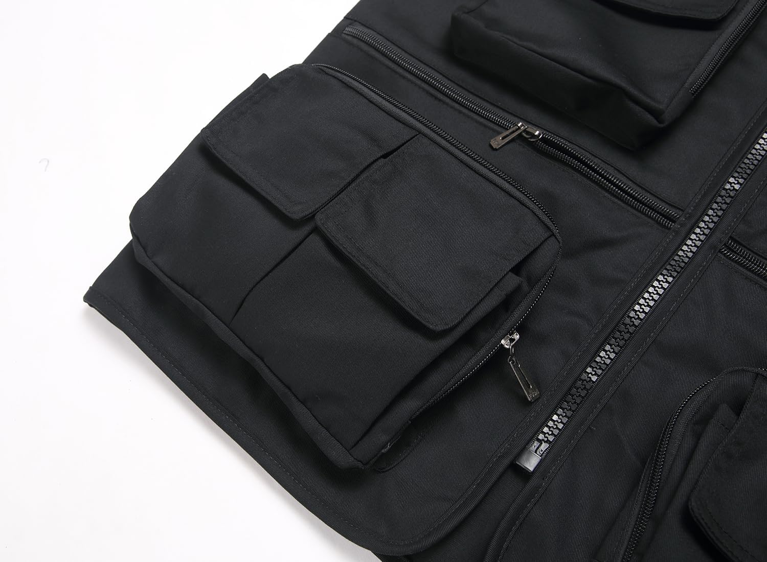 Men’s Fishing Vest Summer Outdoor Work Safari Travel Photo Vest with Multi Pockets