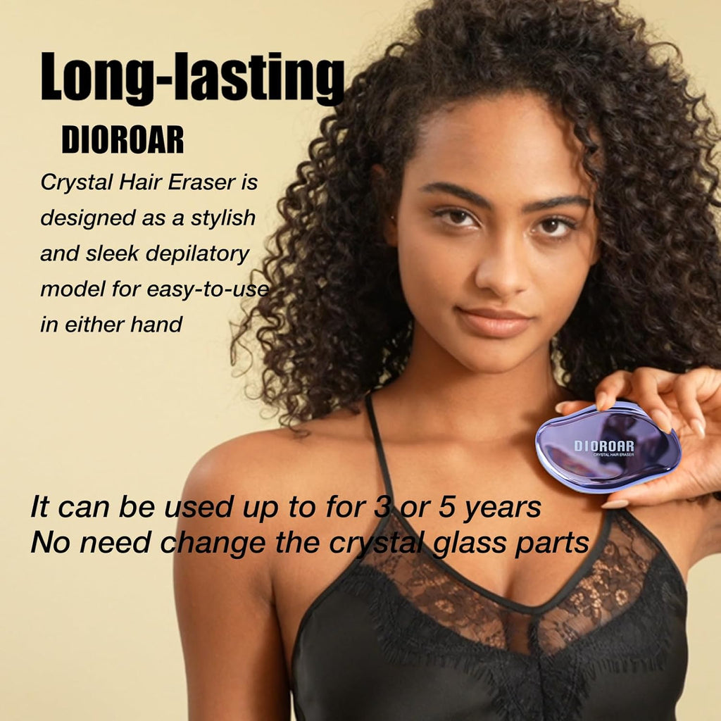 Crystal Hair Remover,Painless Reusable Hair Removal for Women & Men