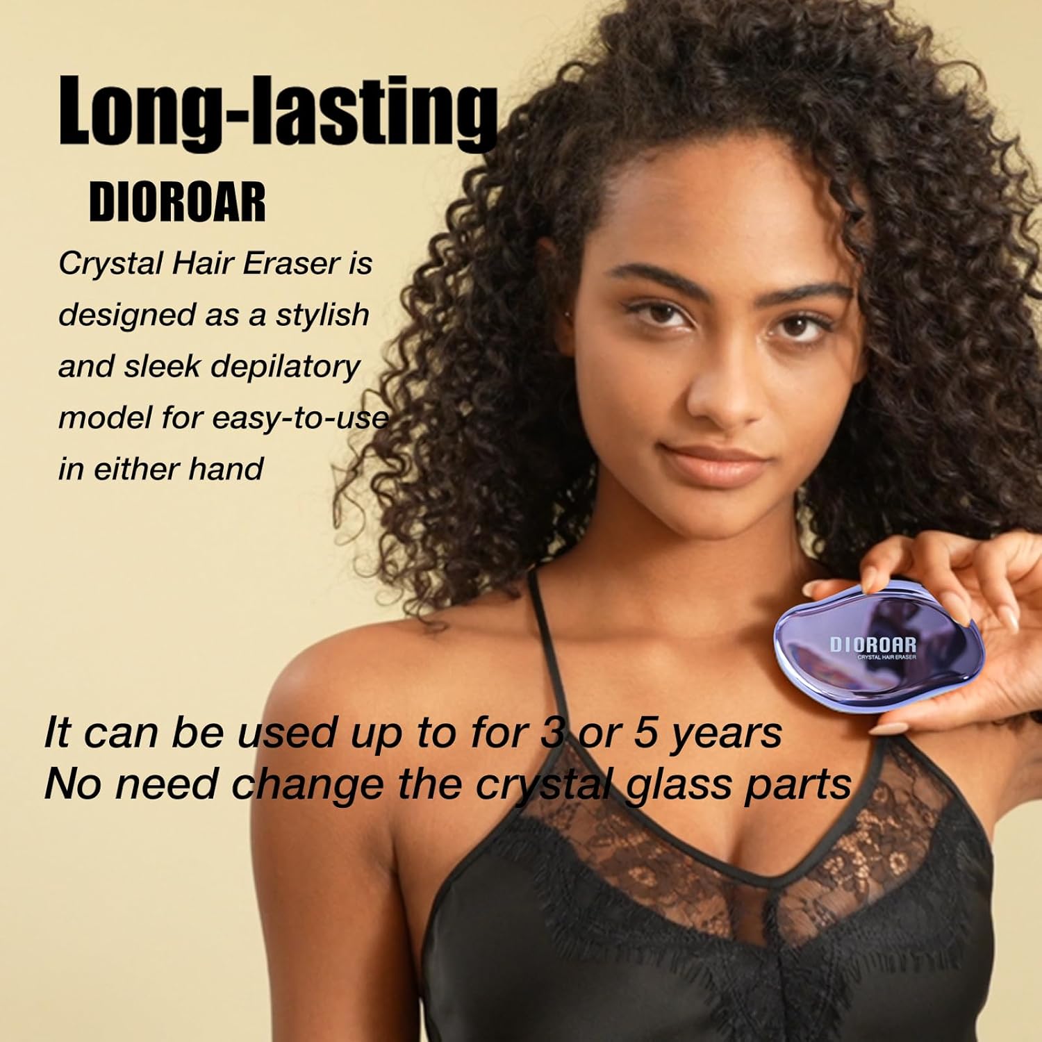 Crystal Hair Remover,Painless Reusable Hair Removal for Women & Men