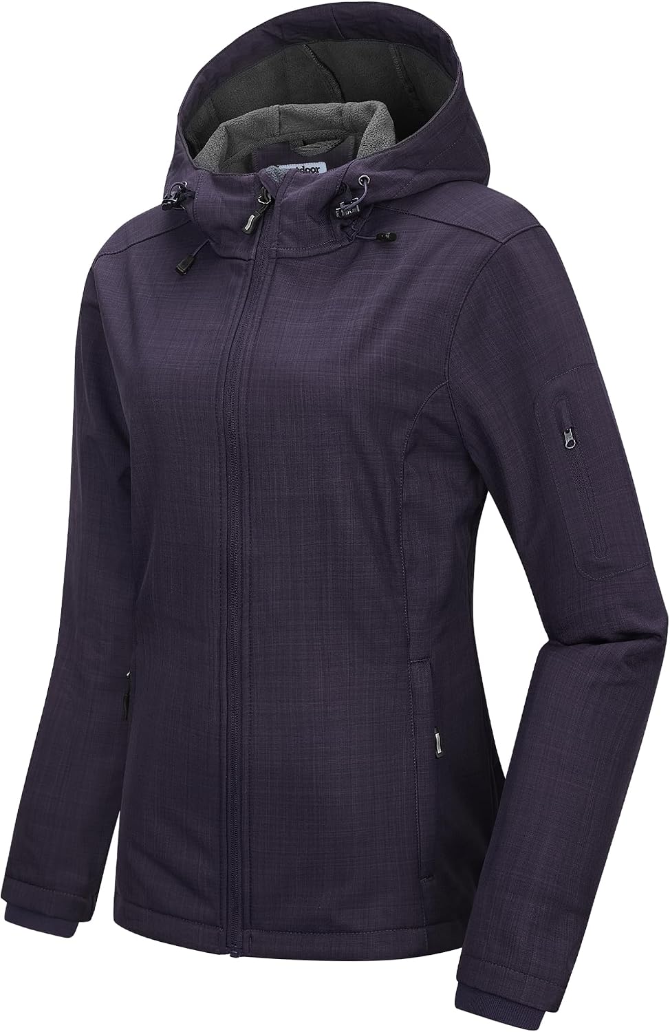 Outdoor Ventures Women's Softshell Jacket Fleece Lined Waterproof Rain Coat