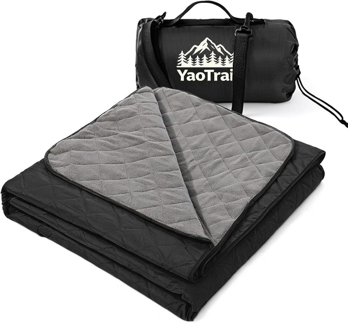 Waterproof Camping Blankets, Reversible Picnic Blanket 79x57 in