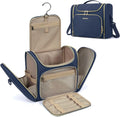 BAGSMART Women's Travel Toiletry Bag, Water-resistant Roomy, Navy Blue
