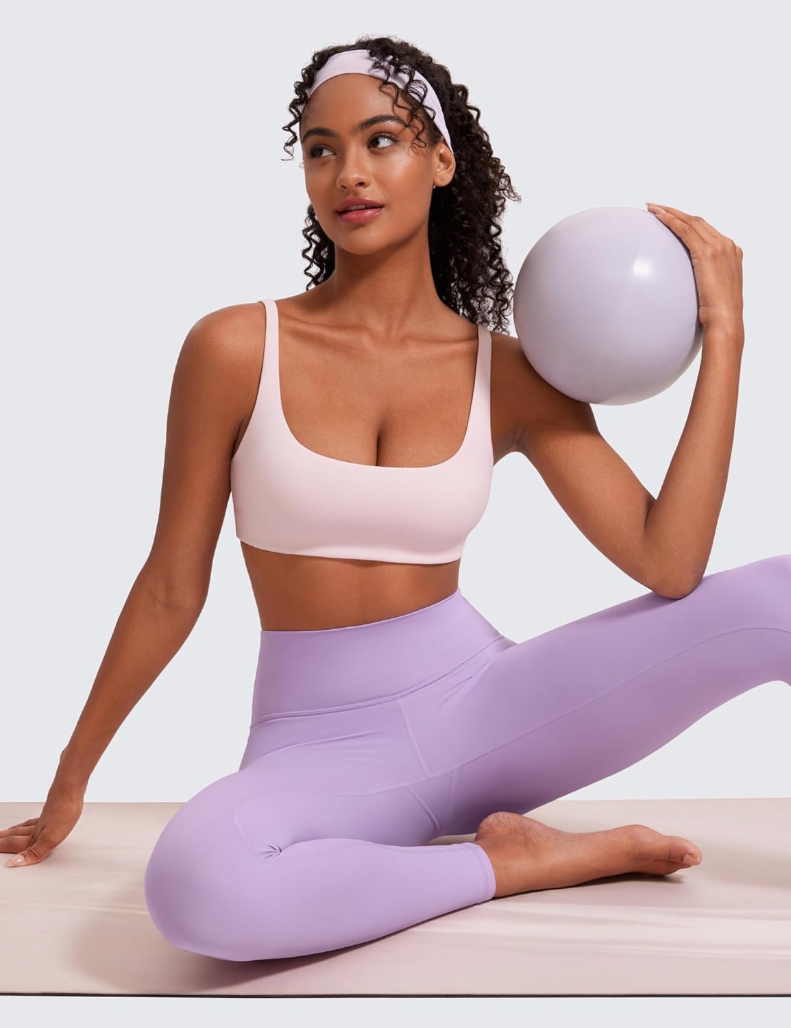 CRZ YOGA Butterluxe Square Neck Sports Bras