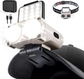Hopedone 2-in-1 Rechargeable Headlamp & Hat Light, 800LM Clip-On Cap Light